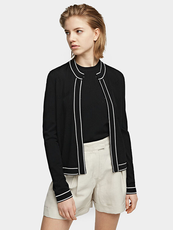 Cardigan in black - 1