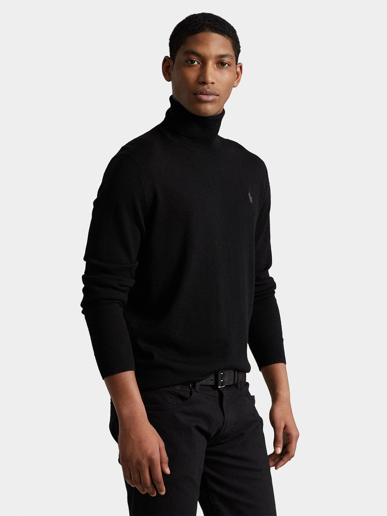 Wool sweater with turtleneck collar brand POLO RALPH LAUREN Globalbrandsstore en
