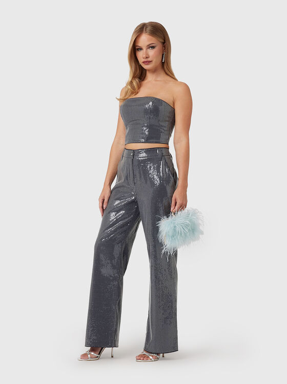 CASSIA bustier with sequins - 2