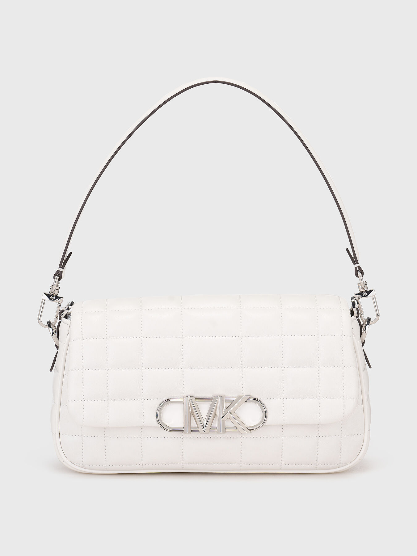 Michael kors white quilted bag discount
