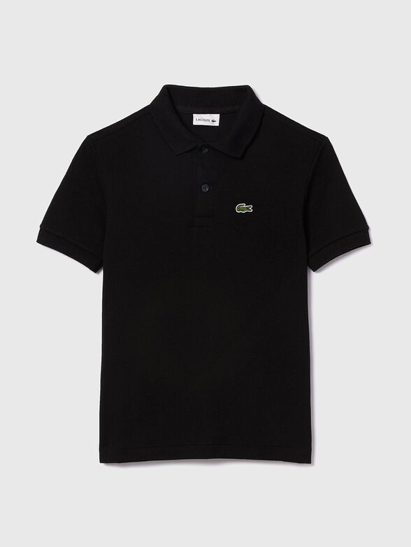 Cotton polo shirt with logo  - 1