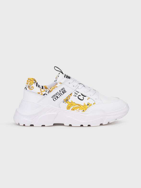 SPEEDTRACK black sports shoes with print - 1