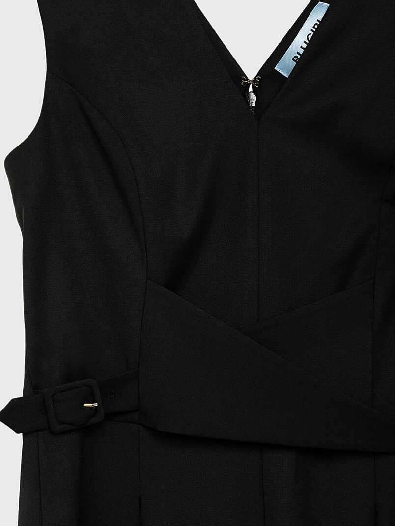 V-neck jumpsuit - 3