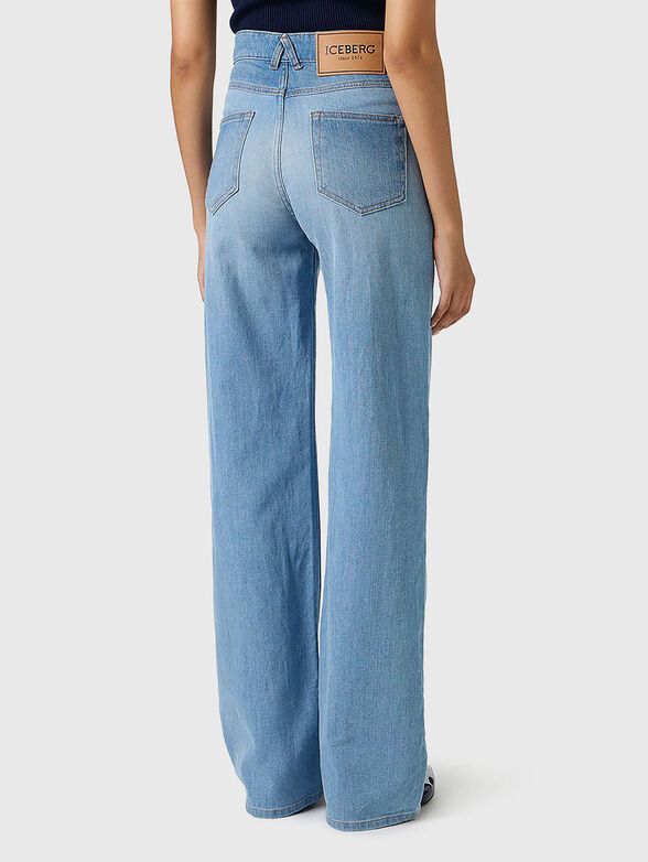 High waisted logo jeans - 2