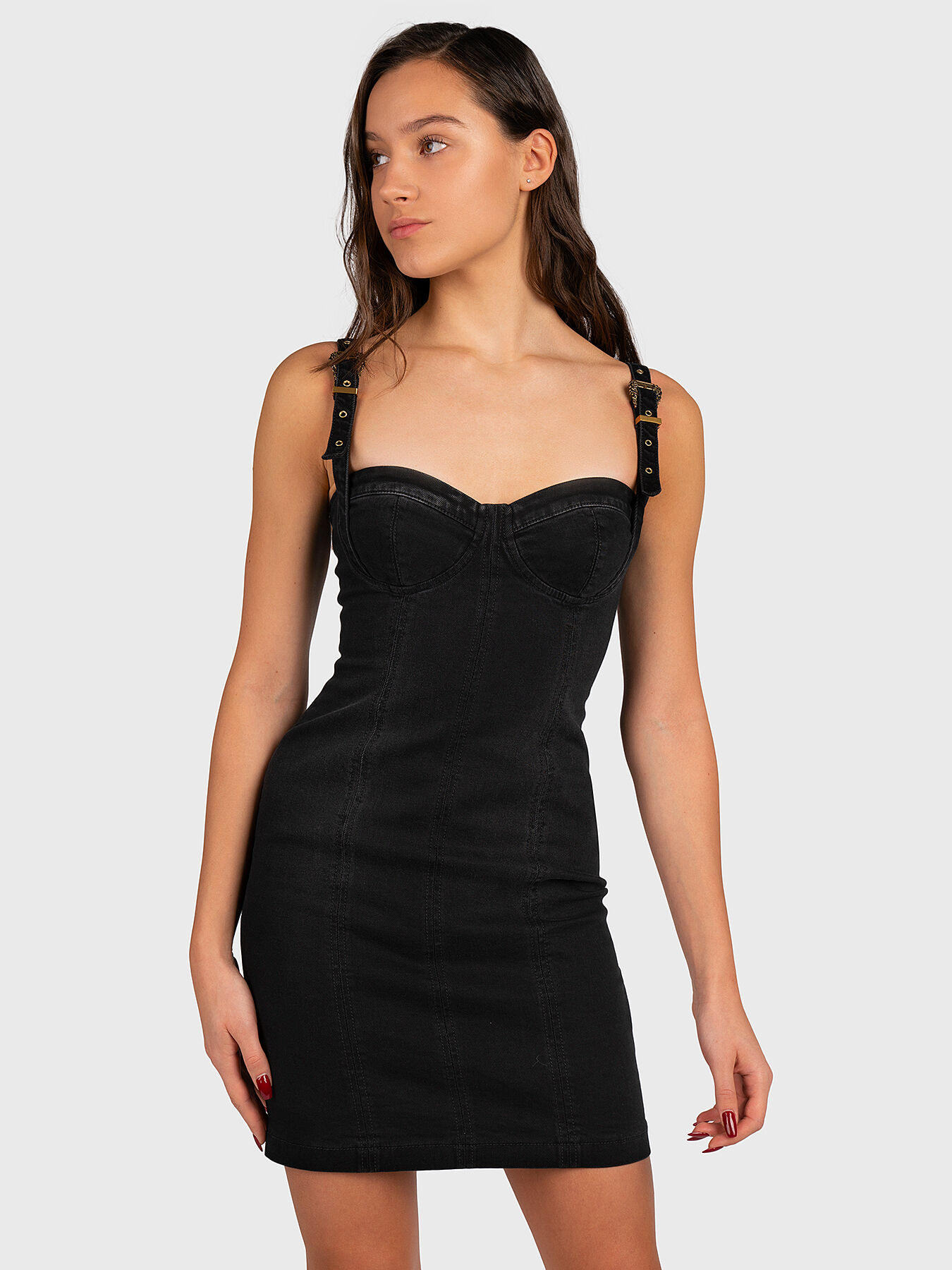 Mini dress with straps brand VERSACE JEANS COUTURE