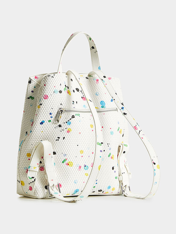 Backpack with art splashes - 3