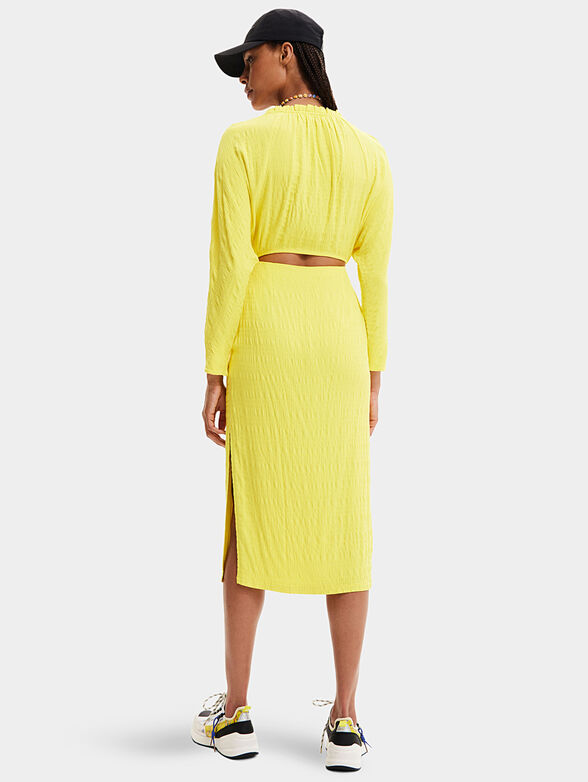 Dress in yellow color - 2