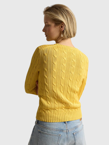 Cotton yellow sweater - 4
