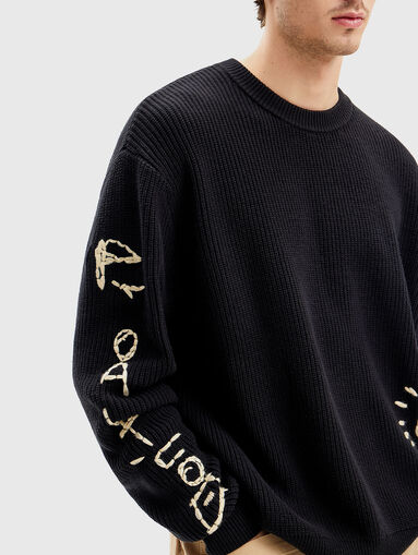 ALBERTO sweater with embroidery - 4