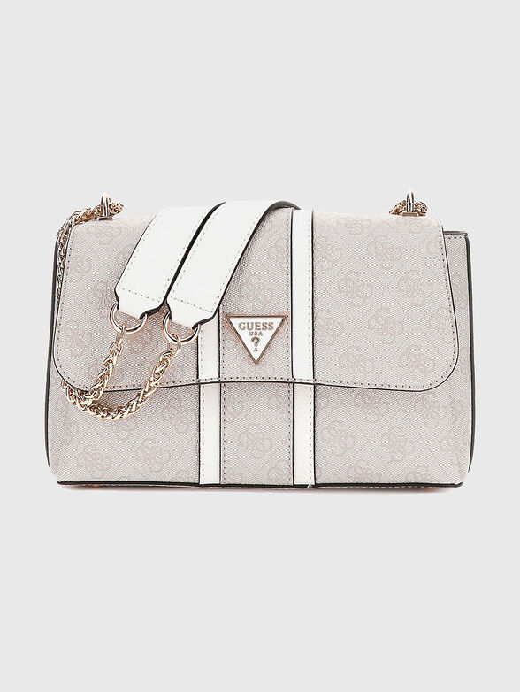 NOREEN black bag with monogram print - 1