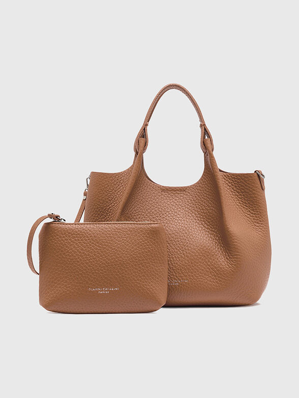 DUA brown leather bag - 4