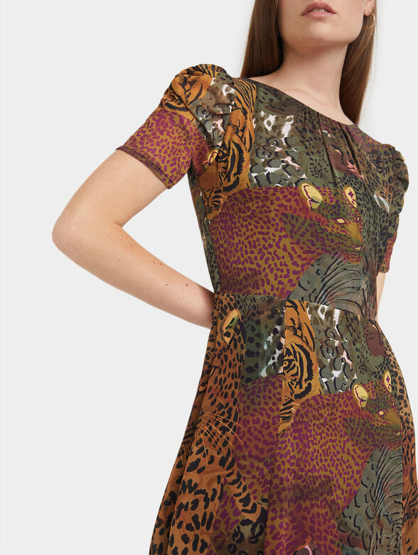 Short sleeve midi-dress - 3