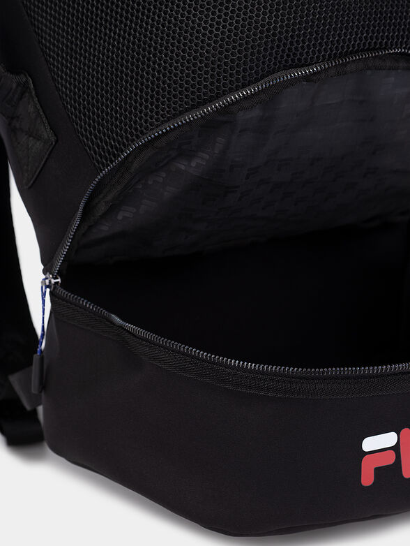 Black backpack with logo - 5