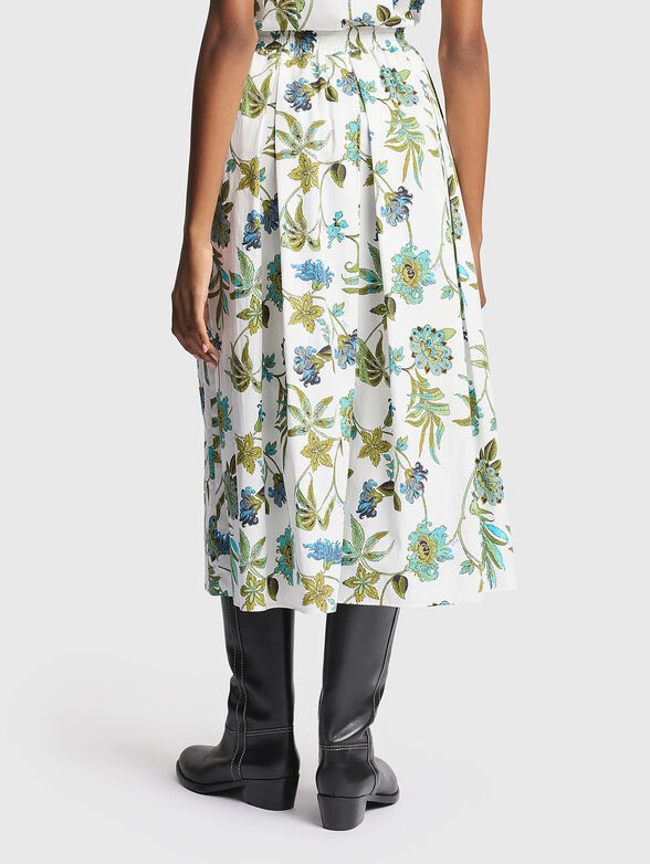 Skirt with floral print - 2