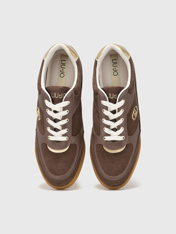 LEWIS 01 leather sneakers - 6