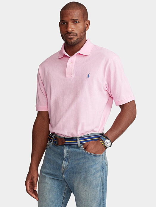 Pink polo-shirt