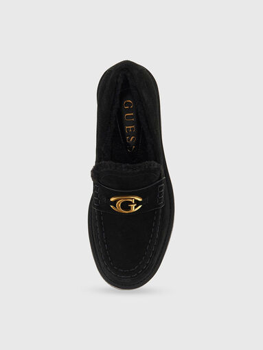 YANIKAY loafers with logo accent - 5