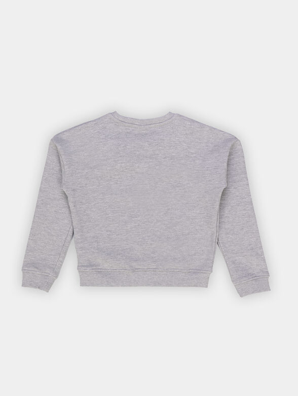 Grey sweatshirt with logo - 2