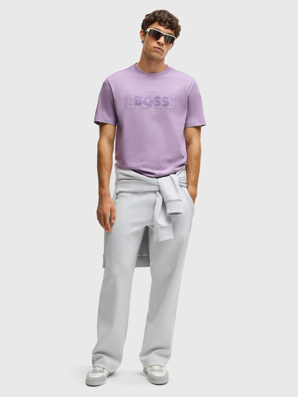 Cotton T-shirt with logo - 2