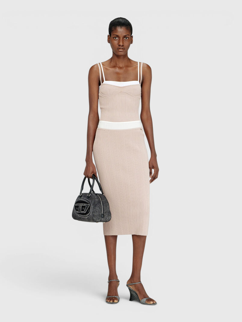 M-ZINIA skirt with ribbed knit - 3