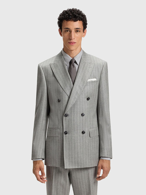 Вълнено сако с двуредно закопчаване - 1