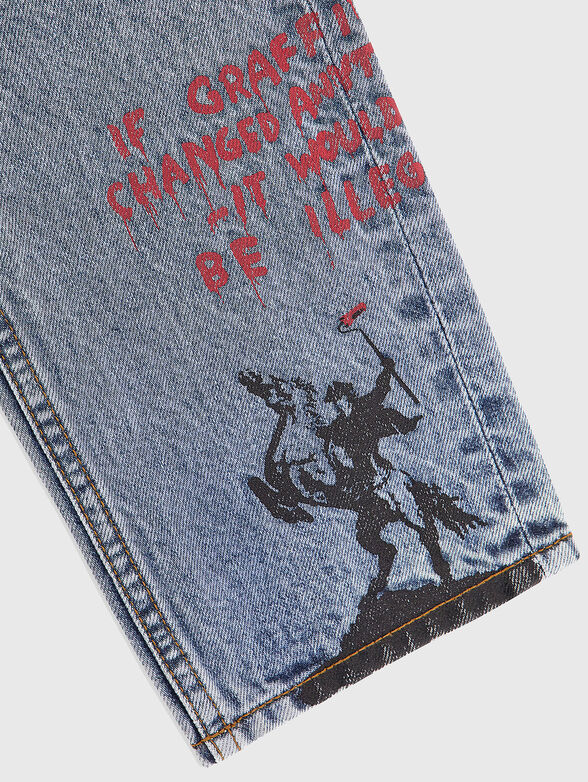 CARPENTER jeans with print - 4