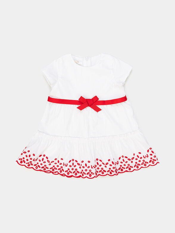 White dress with red embroidery - 1
