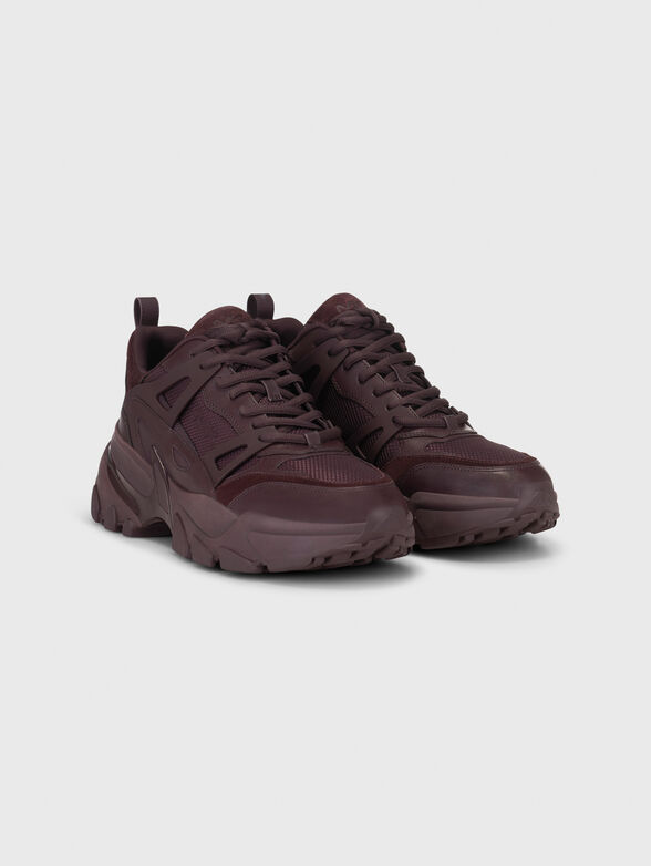 NICK sneakers in bordeaux color  - 2