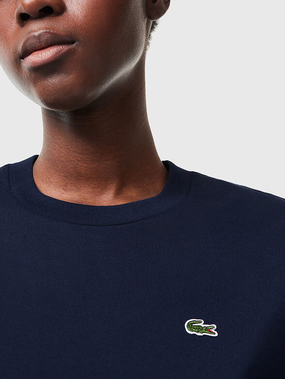 Logo detail  black T-shirt  - 4