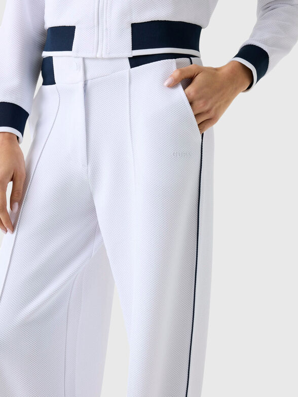 Wide-leg sweatpants - 3