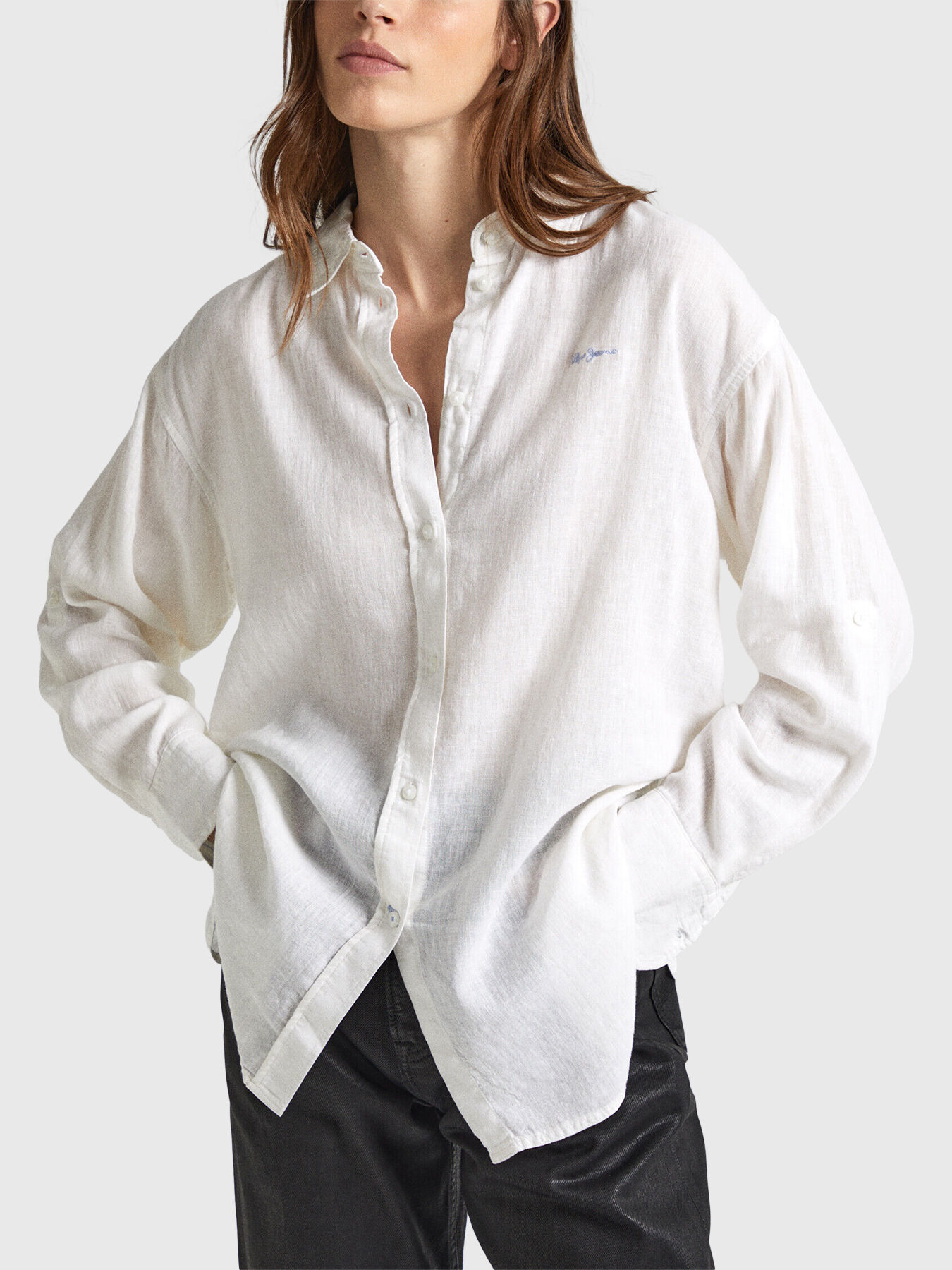 PHILLY cotton and linen shirt brand Pepe Jeans Globalbrandsstore en