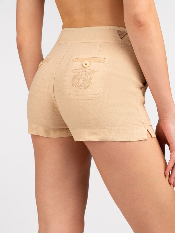 RIO linen shorts - 3