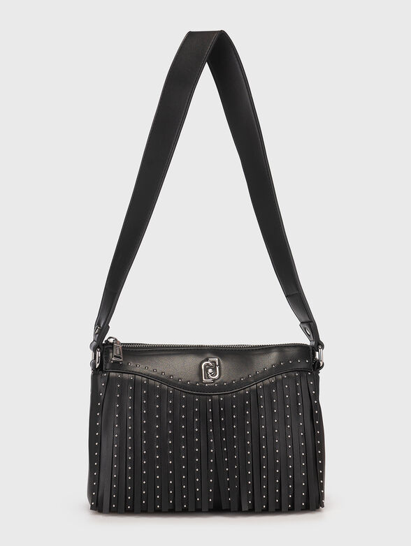 Black bag with fringe detail  - 1