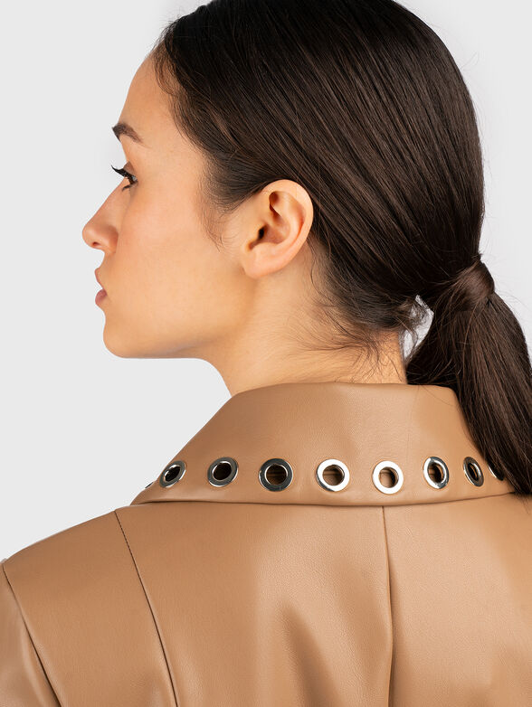 RORY trench in faux leather - 3