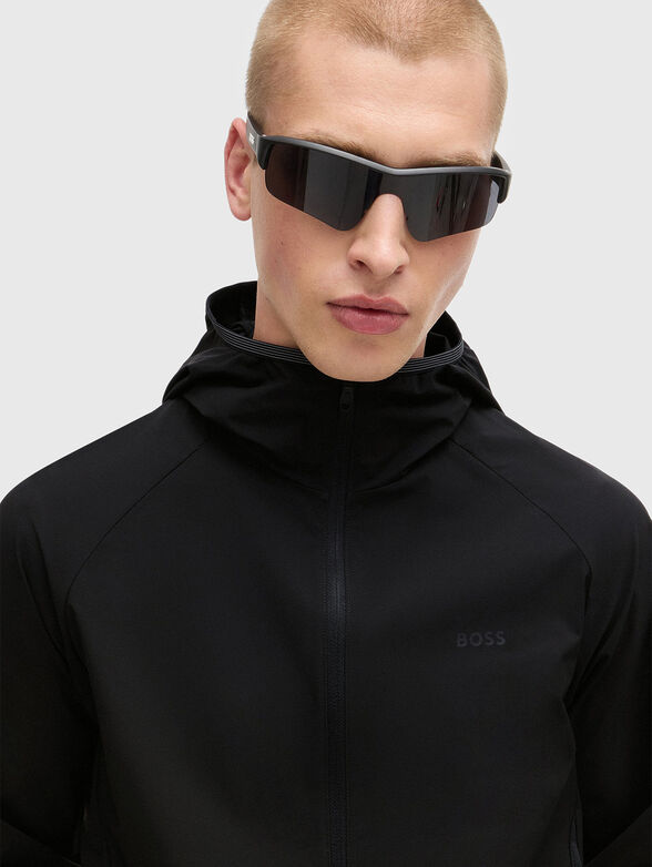 Waterproof jacket in black colour - 4