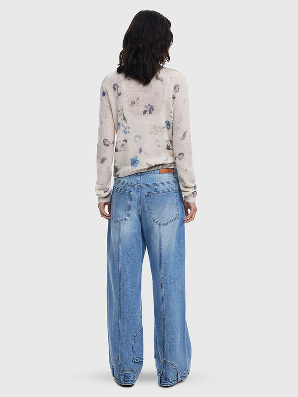 Jeans with accent hem - 2