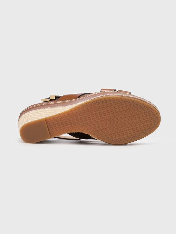 NORA platform sandals in leather - 4