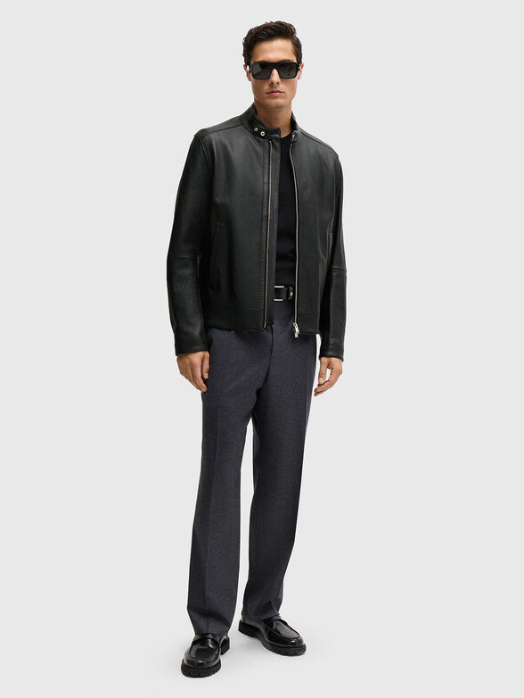 H-MANSELL2 leather jacket - 1