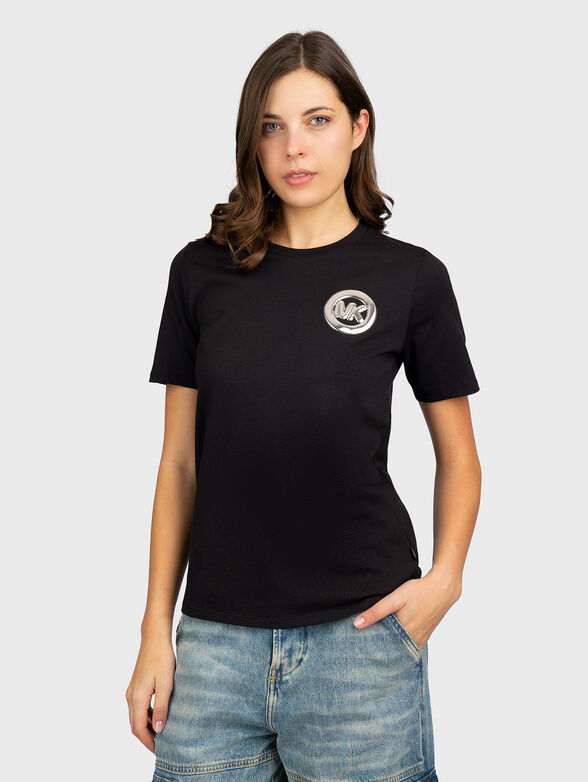 T-shirt with crew neck and logo - 1