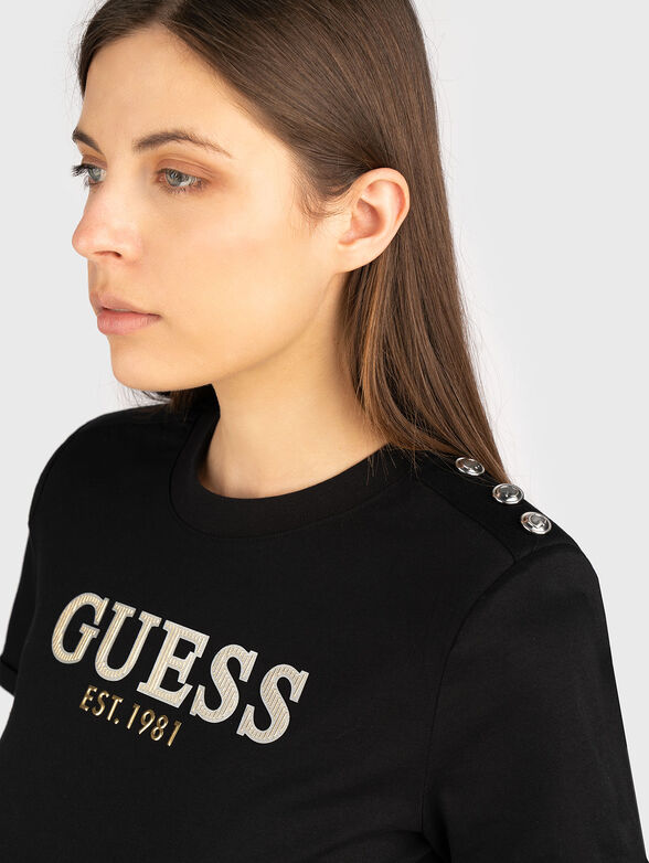 Short T-shirt with logo - 4