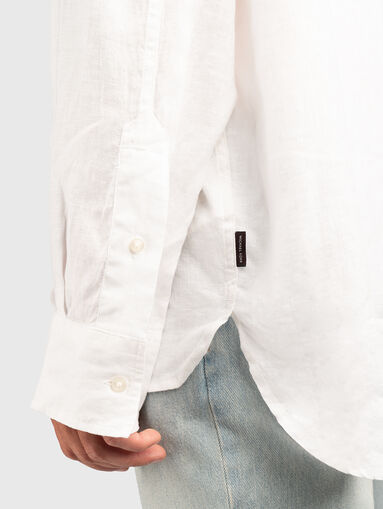 Oversized linen shirt - 5