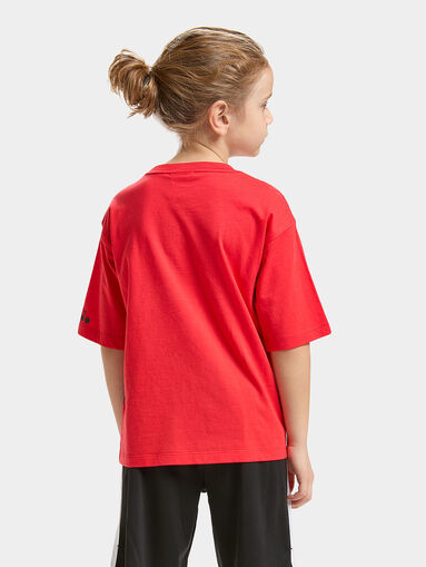 POWER LOGO T-shirt  in red - 3