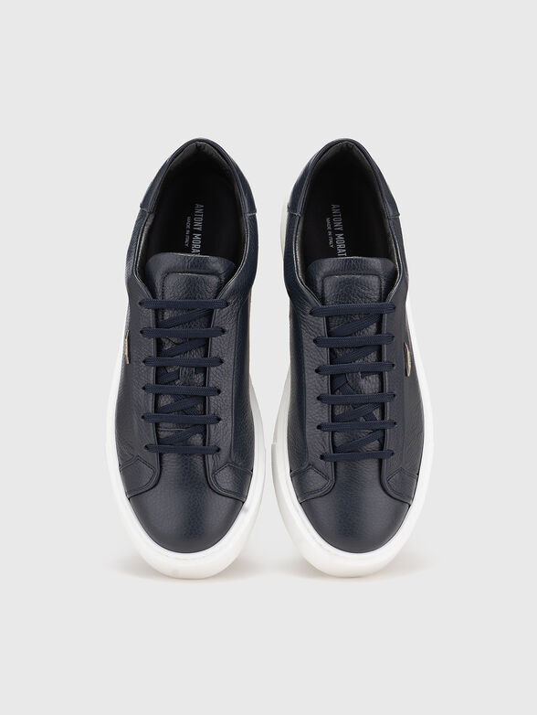 ARTEM black leather sneakers - 6