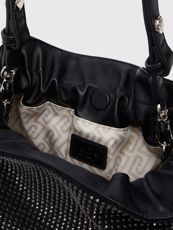 Small RICCY Bag with crysta appliqu&eacute;s - 6