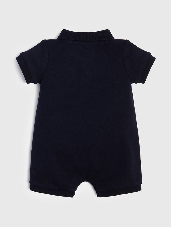 Short jumpsuit with logo detail - 2