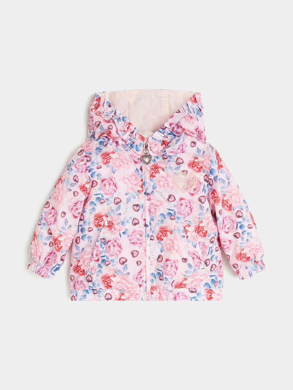 Jacket with floral print - 1