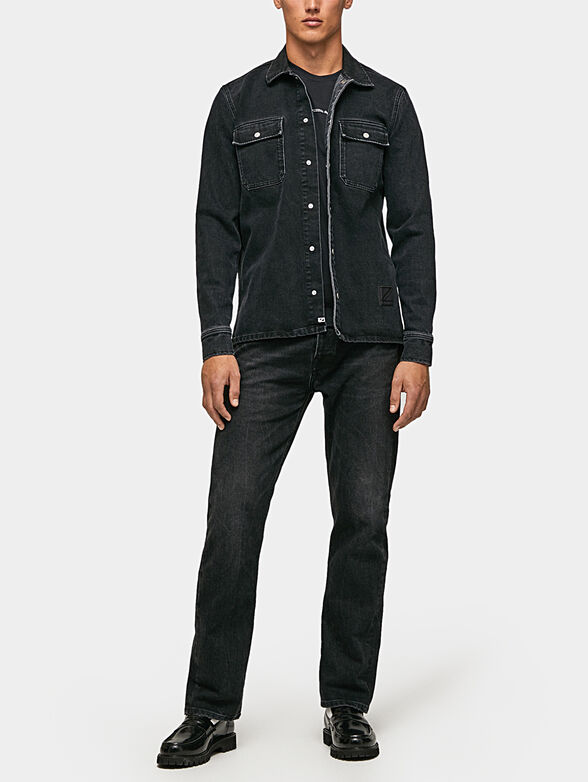 WESTON denim shirt with snap buttons - 6