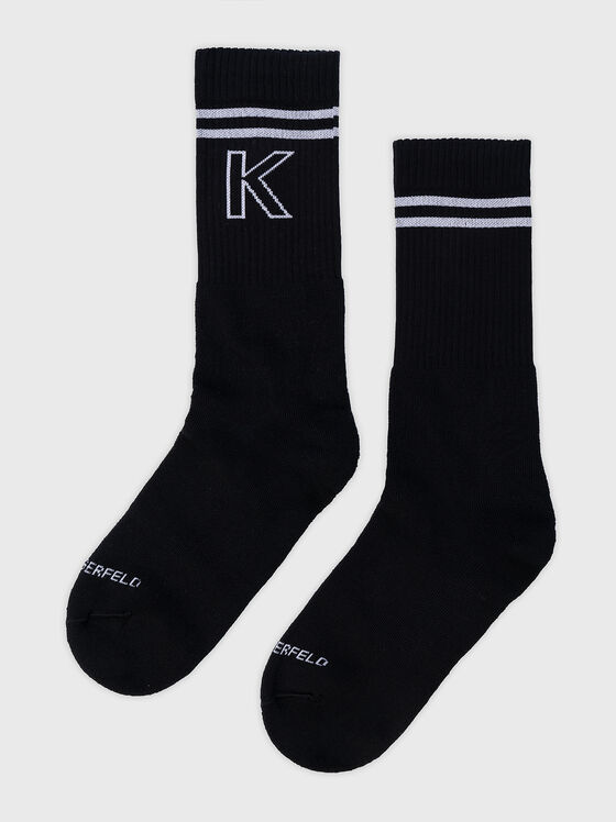 Чорапи от памучен бленд  - 1