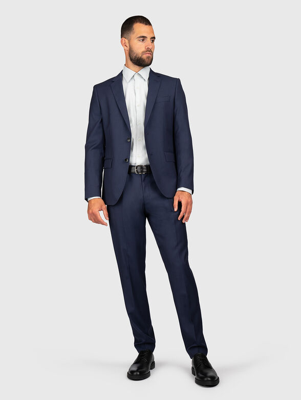 Slim wool blend suit - 1