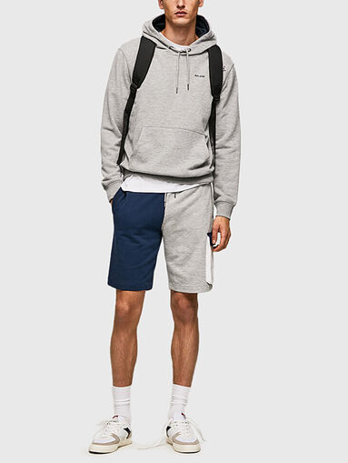 ARCHIE grey sweatshirt with contrast print on the back - 3